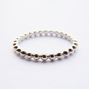 925 Sterling Silver Dot Stackable Ring