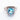 Ladies 925 Sterling Silver Topaz Wedding Engagement Ring