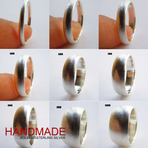 Unique 925 Sterling Silver Band Ring