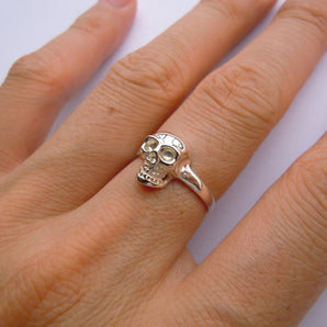 925 Sterling Silver Skull Ring