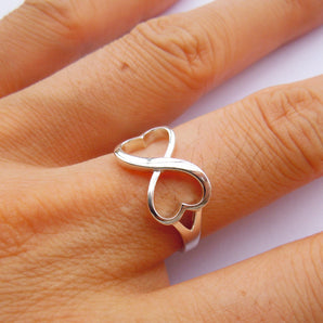Classic 925 Sterling Silver Infinity Ring