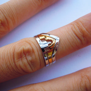 925 Sterling Silver Stackable Ring Set