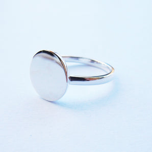 Ladies 925 Sterling Silver Full Circle Ring