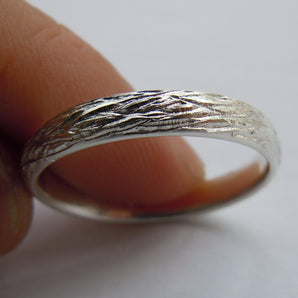 4MM 925 Sterling Silver Unique Band Ring