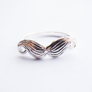 925 Sterling Silver Beard Ring For Women