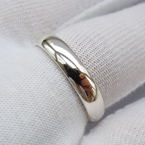 4MM 925 Sterling Silver Classic Inlay Band Ring