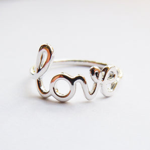 925 Sterling Silver LOVE Ring For Women