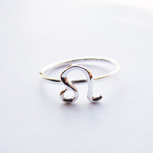 Ladies 925 Sterling Silver Leo Ring