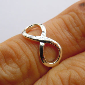 Ladies 925 Sterling Silver Infinity Ring