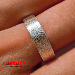 925 Sterling Silver Unique Band Ring