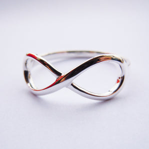 Big Size 925 Sterling Silver Infinity Ring For Women