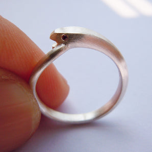925 Sterling Silver Snake Ring