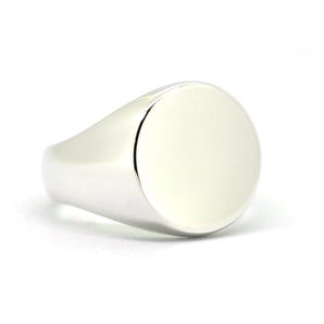 Plain Oval Signet Ring
