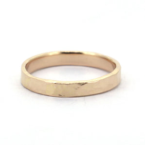 2mm Solid 9K Yellow Gold Unique Stackable Plain Band Ring