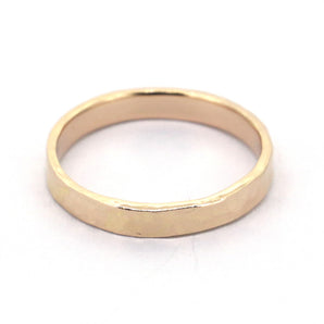 2mm Solid 9K Yellow Gold Unique Stackable Plain Band Ring