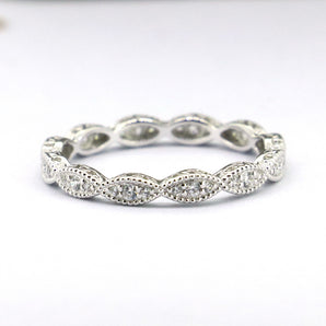 Ladies 925 Sterling Silver Stackable Ring
