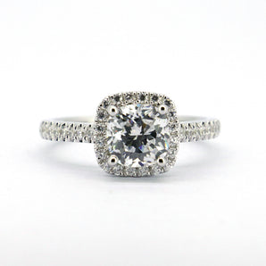 Ladies 925 Sterling Silver Engagement Wedding Band Ring