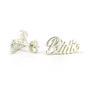 Tailor-Made Sterling Silver Name Earrings,Name Earrings,Personalized Earrings