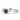 Ladies 925 Sterling Silver Natural Garnet Stackable Ring
