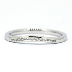 Ladies 925 Sterling Silver Moissanite Stackable Ring