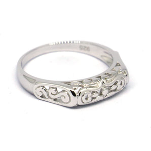 Classic 925 Sterling Silver Antique Style Ring