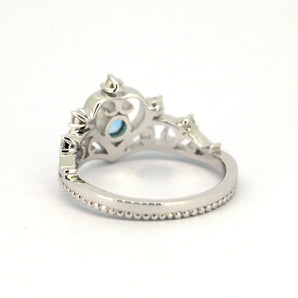 Ladies 925 Sterling Silver Royal Crown Ring