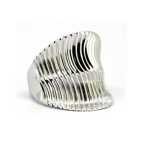 Ladies 925 Sterling Silver Unique Ring