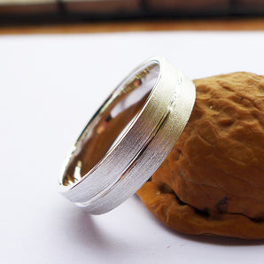 7mm Mens 925 Sterling Silver Mens Classic Band Ring