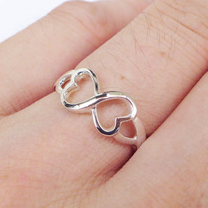 925 Sterling Silver Infinity Ring For Women
