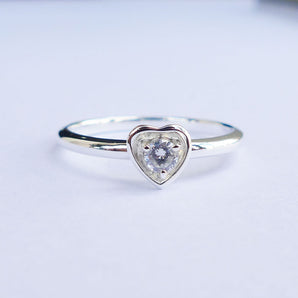 925 Sterling Silver Stackable CZ Ring