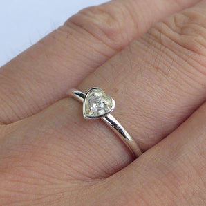 925 Sterling Silver Stackable CZ Ring