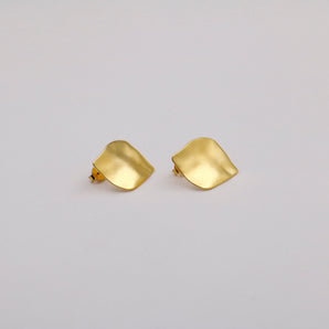 Ladies Silver Leaf Earring