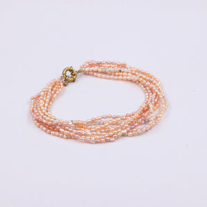 2mm Tiny Peals Beaded Bracelet