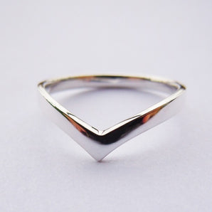Ladies 925 Sterling Silver Wishbone Ring