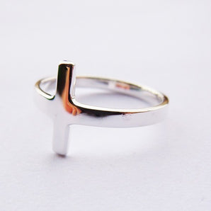 925 Sterling Silver Cross Ring