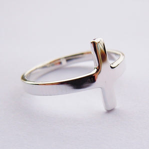 925 Sterling Silver Cross Ring