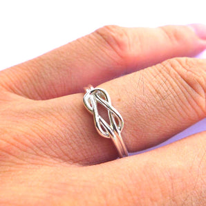 925 Sterling Silver Infinity Ring For Women