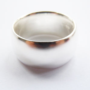 12 mm 999 Fine Silver Mens Plain Band Ring
