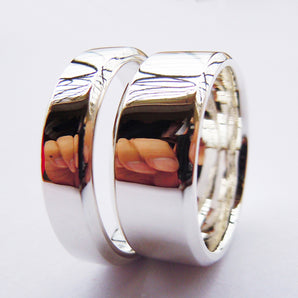 925 Sterling Silver Engagement Wedding Band Ring