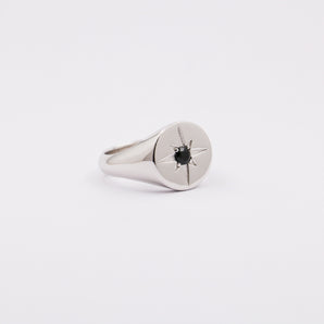 Silver Compass Ring