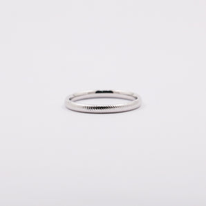 Sterling Silver Unique 2mm Band Ring