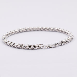 Sterling Silver Thick Chain Bracelet For Men