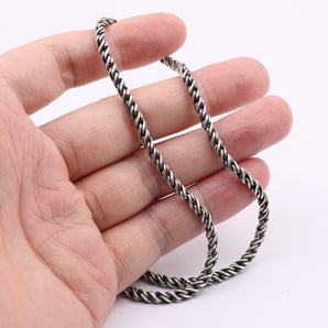 Mens Unique Rope Chain Necklace