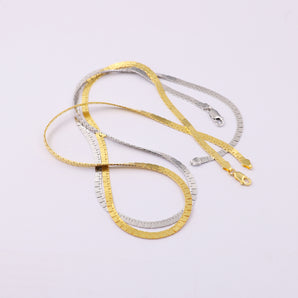 Sterling Silver Unique Chain Necklace
