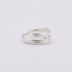 Unique Silver Cane Ring