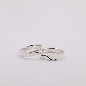 Tailor-made Silver Couple Rings