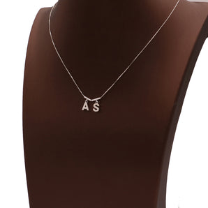 Best Friend Initial Letter Necklace