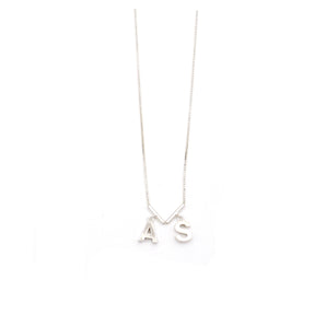 Best Friend Initial Letter Necklace