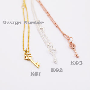 Unique Key Pendant Necklace
